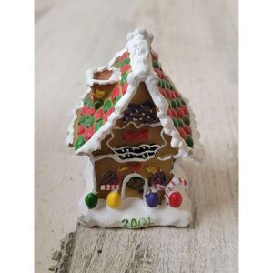 Gingerbread house 2004 candy gum drop ornament Xmas